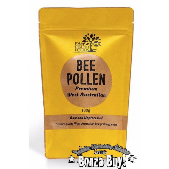 Bee Pollen (West Australian) 180g Raw, Unprocessed Premium Naturally dried superfood from Eucalyptus / Jarrah (Eden Health)