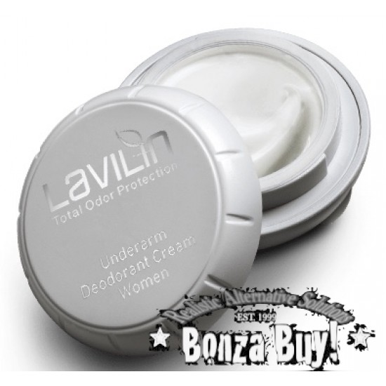 Lavilin 72 Hour Underarm Deodorant Cream 100g SPORTS Aluminum, Alcohol, Paraban FREE Up to 1 Year supply!