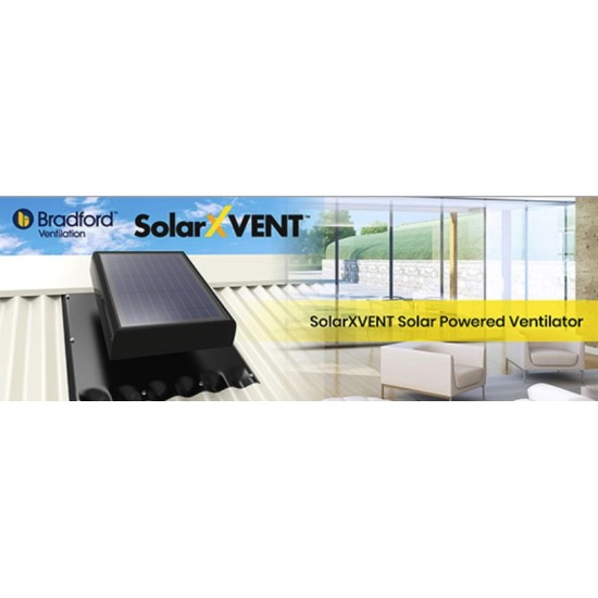 SolarXvent Solar powered ventilation roof fan ventilator - Bradford