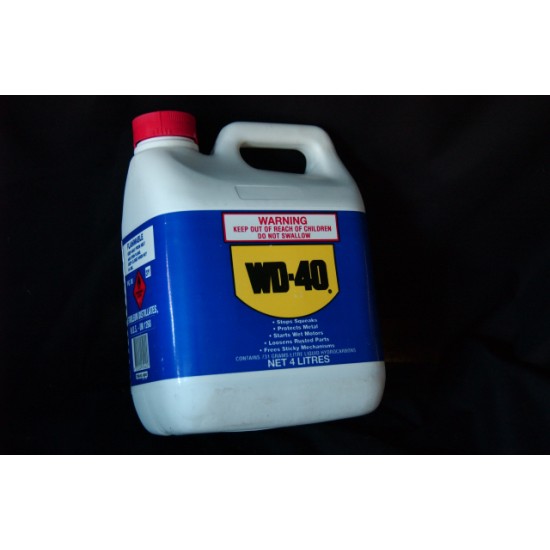 WD40 Liquid Lubricant Penetrant Bulk 4L Pack WD 40