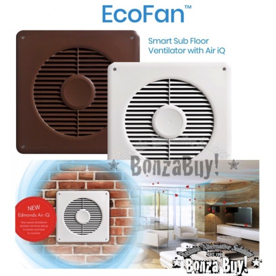 EcoFan Subfloor Ventilator Fan with AirIQ