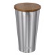 ECOtanka Lid to Suit Chill Mate 350ml Beer Cup Stainless Steel and Bamboo