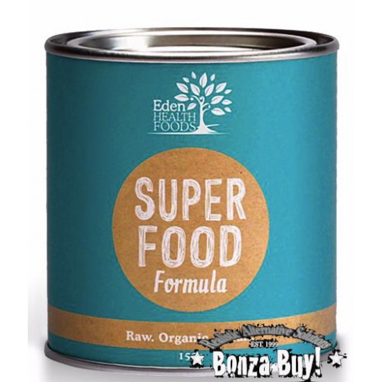 Super Greens 150g - Certified Organic Natural Superfood Supplement 100% Wholefood (Eden Health)