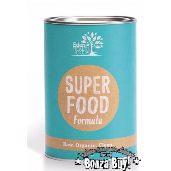 Super Greens 400g - Certified Organic Natural Superfood Supplement 100% Wholefood (Eden Health)