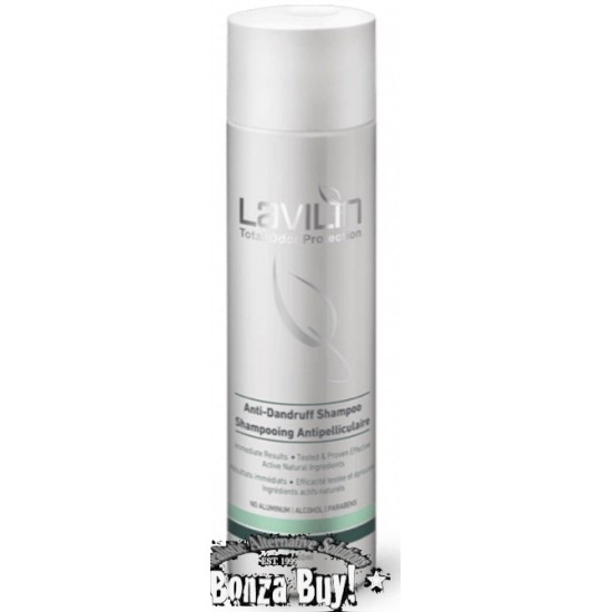 Lavilin Anti-Dandruff Shampoo Deodorant 250ml Triple Action Fast Acting