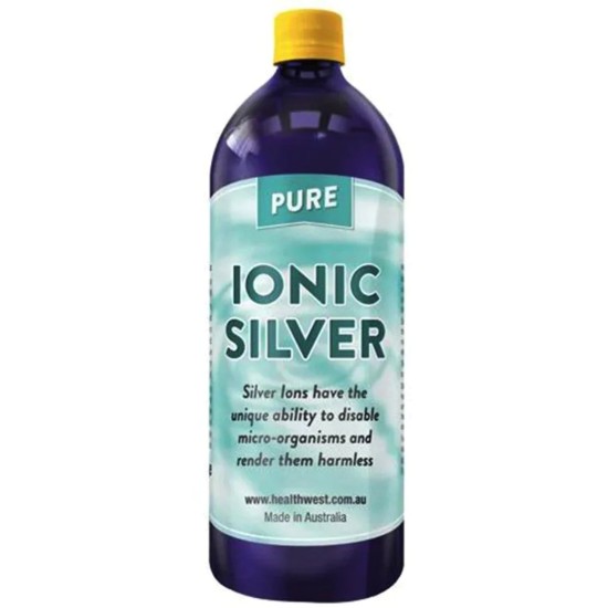 HealthWest Pure Ionic Silver 20ppm 1000ml 1L