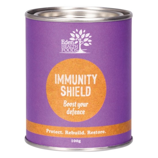 Immunity Shield 100g Herbal Immune Boost 35+ Natural & Wild ingredients! Echinacea Cats claw Pleurisy Elder Vegan Organic (Eden Health)