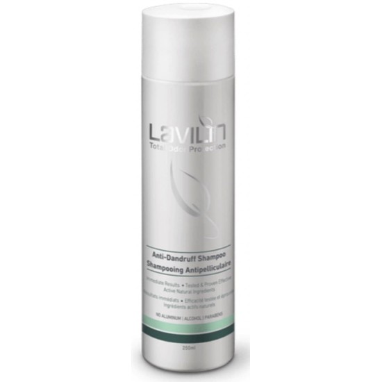 Lavilin Anti-Dandruff Shampoo Deodorant 250ml Triple Action Fast Acting