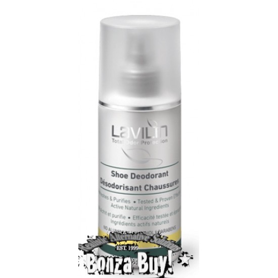 Lavilin Shoe Deodorant Spray 150ml Rejuvenate old shoes or protect new ones!