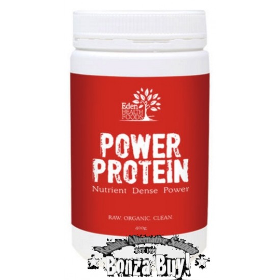 Power Protein (Nutrient Dense Superfood Formula) 400g Organic Vegan Raw Energy Supplement