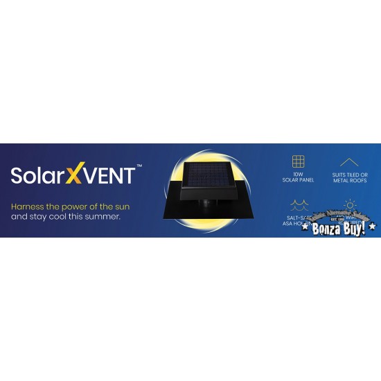 SolarXvent Solar powered ventilation roof fan ventilator - Bradford