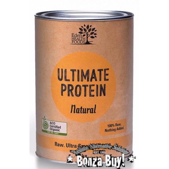 Ultimate Protein (Natural) 1kg Organic Sprouted and Bio-fermented Wholegrain Brown Rice Protein (Eden Health)