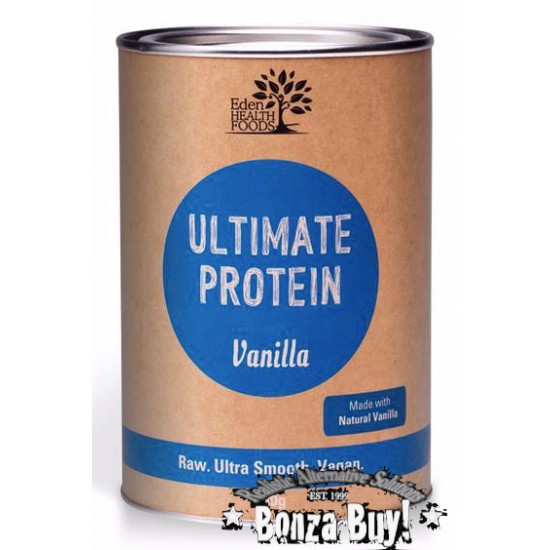 Ultimate Protein (Vanilla) 400g Organic Sprouted and Bio-fermented Wholegrain Brown Rice Protein (Eden Health)