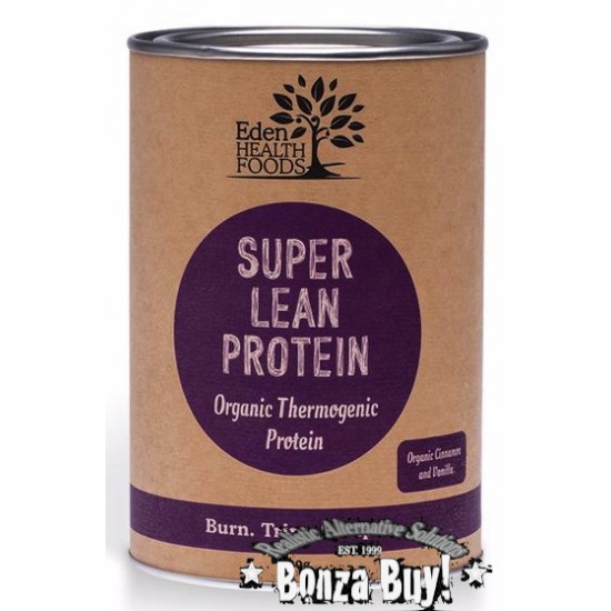 Ultimate Thermogenic Protein (Super Lean) 400g Organic Sprouted and Bio-fermented Wholegrain Brown Rice Protein (Eden Health)