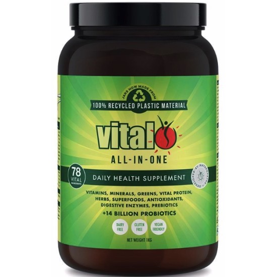 Vital Greens Powder All in One Multi Vitamin Probiotic Daily Supplement 1Kg