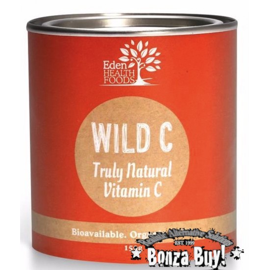 Wild C 150g - Totally Natural Vitamin C Powder (worlds best?) Acerola Cherry, Acai, Maqui, Camu camu and Gubinge (Eden Health)